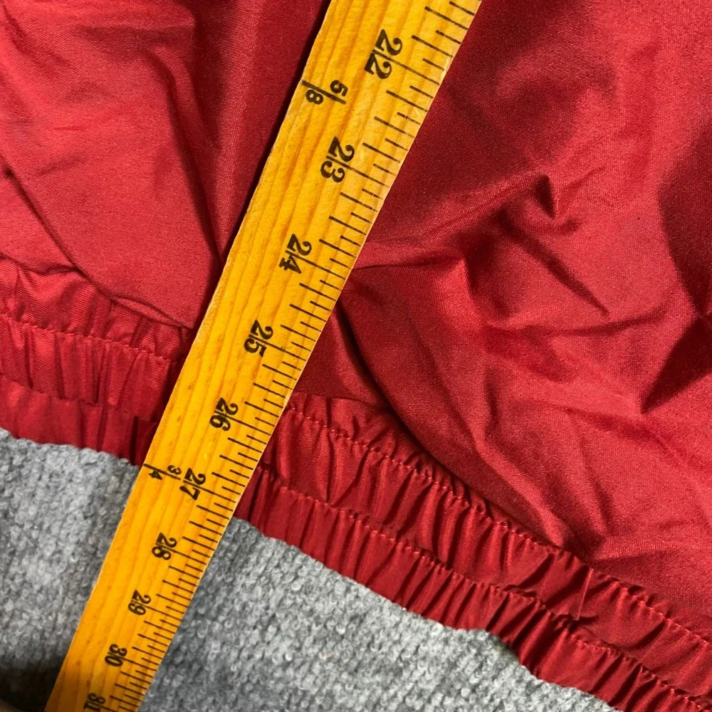 58 Sports Alabama Crimson Tide Mens Large Red Quarter Zip Windbreaker Jacket